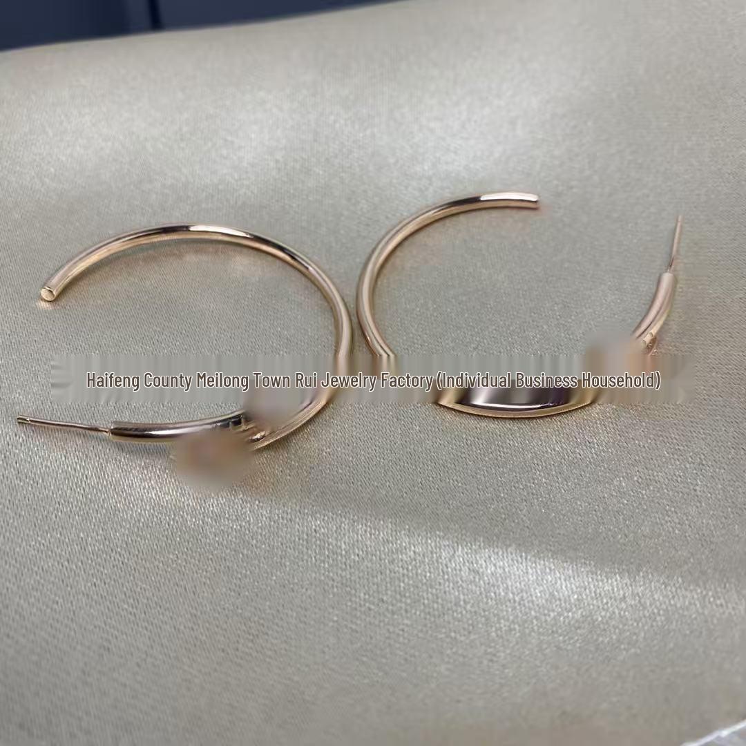 Серьги-гвоздики Cartier из розового золота 18 карат для женщин - Универсальные модные украшения