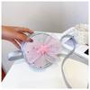 Round Sequined Shoulder Crossbody Bag Bow Five Pointed Star Decoration Kids For