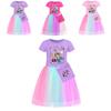 Robe pour Fille Motif Chasseurs de Démons Kpop en Tissu Coton avec Jupe Plissée pour Enfants Filles