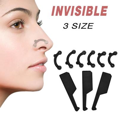 1 Set Nose Up Lifting Shaping Clip Instrument de frumusețe Nose Shaper Inserts No Pain