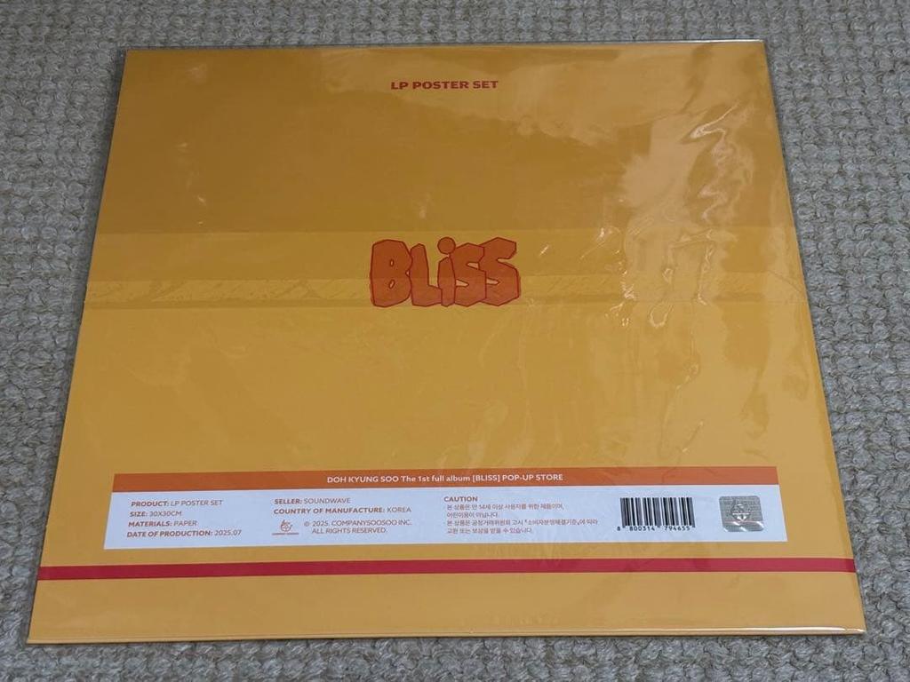 [USED] Kyungsoo LP POSTER SET (No photocard included)