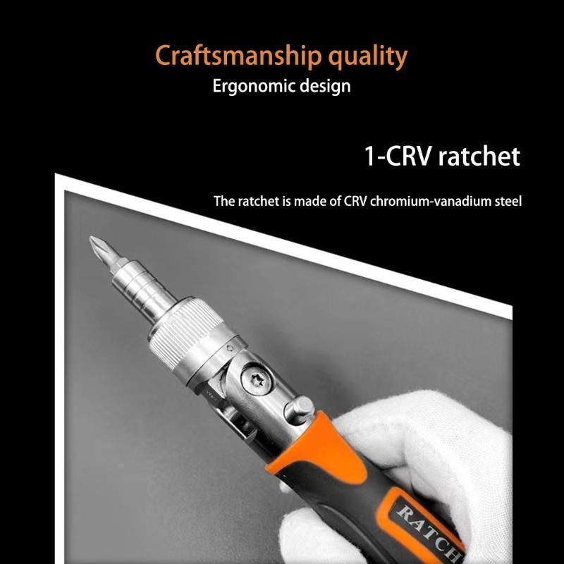 Ratcheting Screwdriver Set 38 in 1 Ratchet Screwdriver Tool Versatiles Magnetic Tool for Mechanics and DIY Enthusiasts
