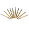 10pcs 3.175mm Carbide End Mill 1 8  Shank Titanium Coated CNC PCB Engraving Bit