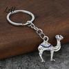 Portable Camel Charm Alloy Keychain for Backpack Animal Shaped Metal Key Ring Keyring Pendant Handbags Backpack Decorative Accessories Pendant