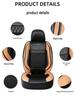 Breathable Ice Seat Cushion for Volkswagen Jetta, Sagitar, Bora, Golf, Magotan - Full Summer Coverage