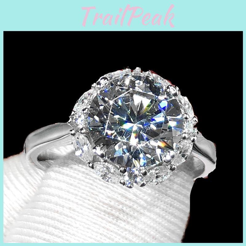 Exquisite Queen Style 5 Carat Imitation Adjustable Ring With Unique Animal Design