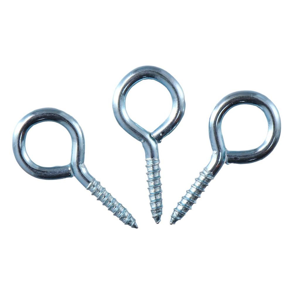 1.38  Stainless Steel Eye Screws for Wood, 30 Pcs Screw Eye Hooks Eye Bolt Hooks, Eye Screw серебряный