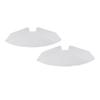 2pcs Wall Mount Floating Corner Shelves Quarter Round Hanging Corner Shelves for Bedrooms Living