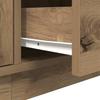 TV Stand with LED Lights Artisan Oak 160.5x41x50 Cm