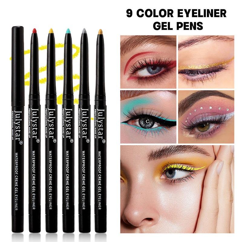 Long-lasting waterproof non-smudge gel Eyeliner in 9 colors