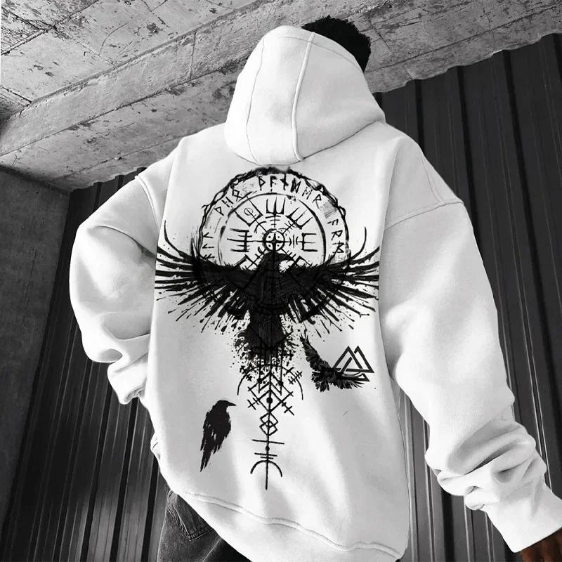 Vintage Gothic Eagle Totem 3D Hoodies Sweatshirt Fashion Loose Casual Daily Tracksuit Outdoor Holiday Personality Pullover