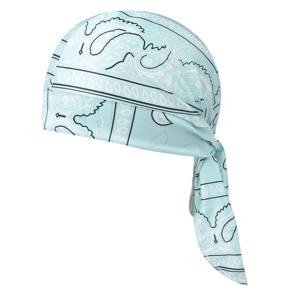 Cashew Print Cycling Headscarf Breathable Men's Pirate Hat Paisley Printed Headscarf For Men Women