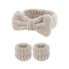Hand-sewn Face Wash Wrist Band Waterproof Makeup Headband Headband Set