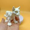 3D Printing of Halloween Skeleton Cat Statues, Skull Cat Head Decorations Ideal Gifts for Cat Enthusiasts, Halloween Decorations