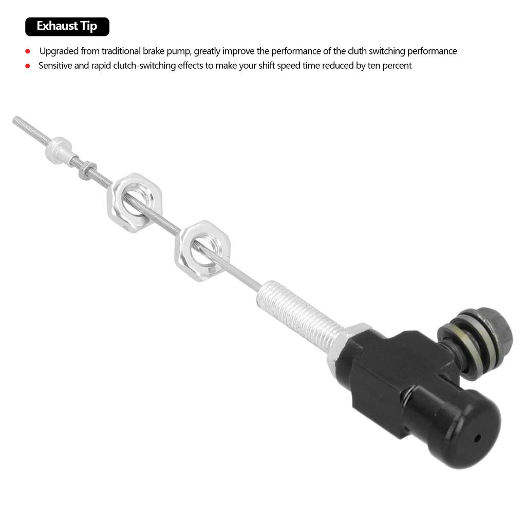Hydraulische Hoofdcilinder Stang Rempomp M10x1.25mm Aluminiumlegering voor Motorfiets ATV Crossmotor