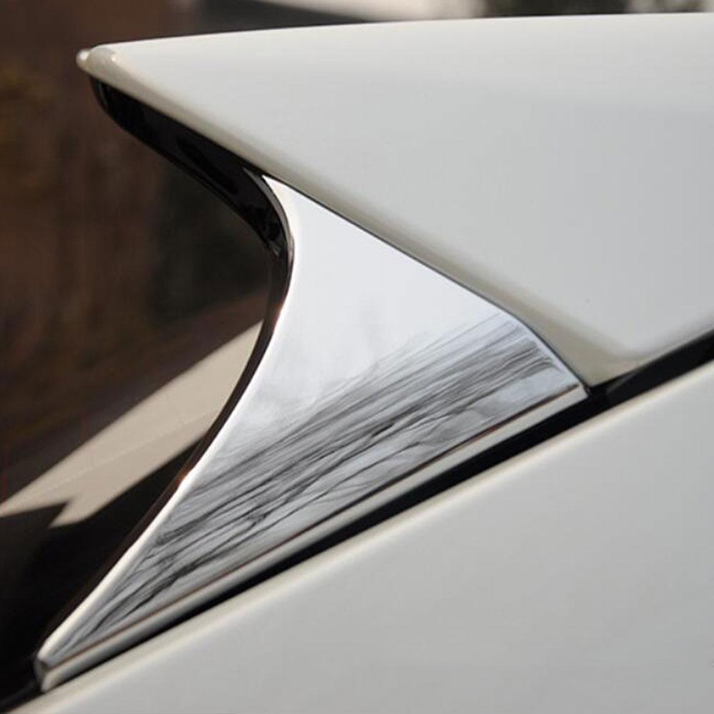 Per Nissan Qashqai J11 2014 2015 2016 2017 2018 Copertura Spoiler Portellone Posteriore Finitura Triangolare Decorazione Adesiva 2 Pezzi