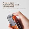 Portable Floss Box with 10pcs Dental Floss Pop Up Dental Floss Dispenser Oral Care Teeth Cleaning Tool for Home Office