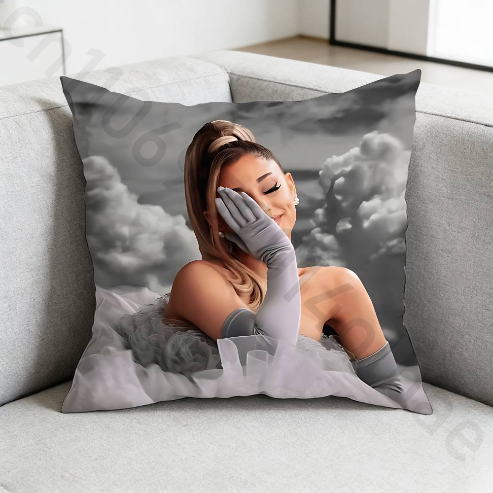 Singer AAriana Grande Pillow Cover Living Room Sofa Cushion Cover Bedroom Room Bed Pillow Cover Home Decoration