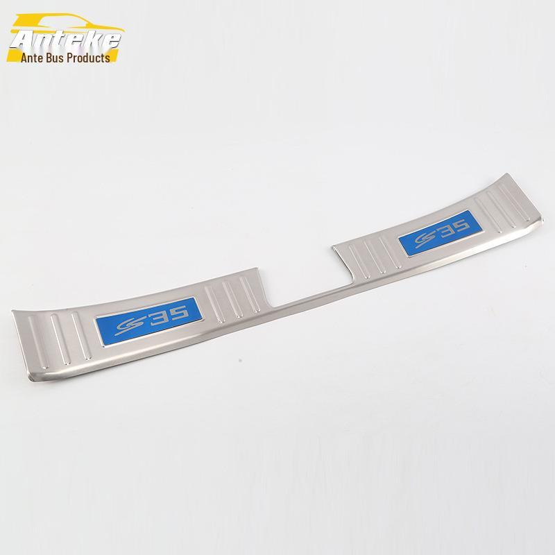 Compatible with 17 CS35 models: Rear Guard Plate, Trunk Tailgate Guard, Bumper Pedal Decorative Sticker.