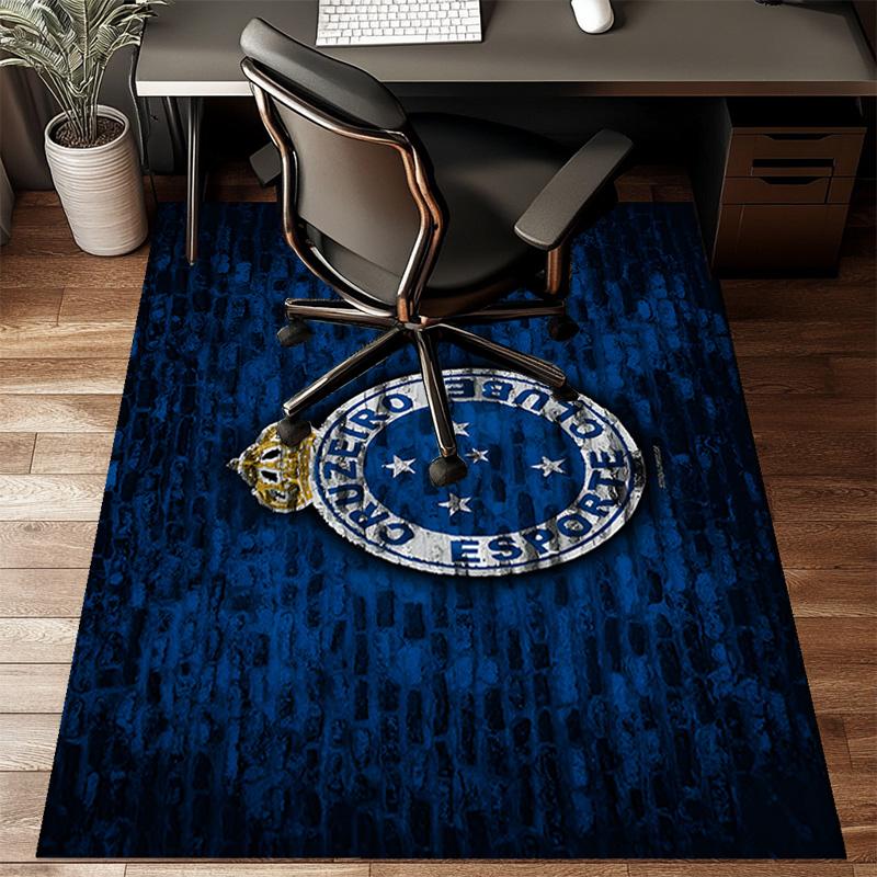 Fc Emblem Printed Office Carpet Chair Cushion  Entryway Rug, Rugs for Living Room, Bedroom Christmas gifts