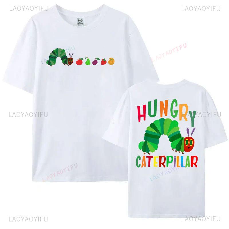 Hungry Caterpillar T-shirt Eat The Rich Graphic T Shirts Very Hungry Caterpillar Shirt Bookish Fan Gift Tees Activist Y2k Tops