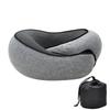 Cuscino cervicale in memory foam, per vertebra cervicale, da viaggio, portatile, per la pausa di mezzogiorno, tipo U, per dormire, da campeggio, borsa da trasporto