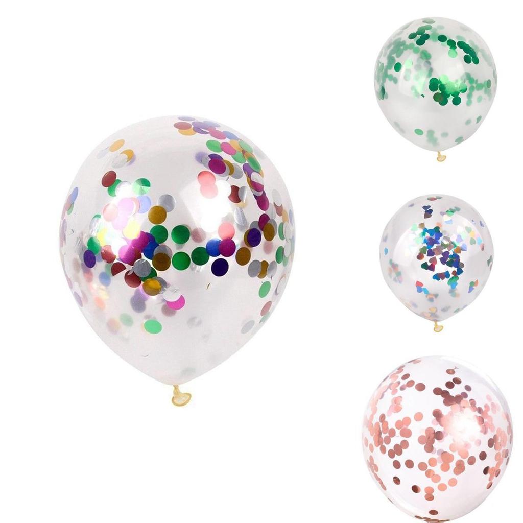 Einzigartiger 12-Zoll Konfetti-Ballon aus Latex, Helium, Bietet Eine Stilvolle Dekorationslösung Für Alle Anlässe