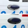 Car Rear Logo Emblem Badge Ring Cover Trim For Ford F150 2009-2014 Carbon Fiber