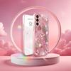 Butterfly Flower Sea Madam Pink  Glass  PhoneCase for Samsung Galaxy S26 S25 S24 S23 S22 S21 FE Ultra Plus Dropresistant Female