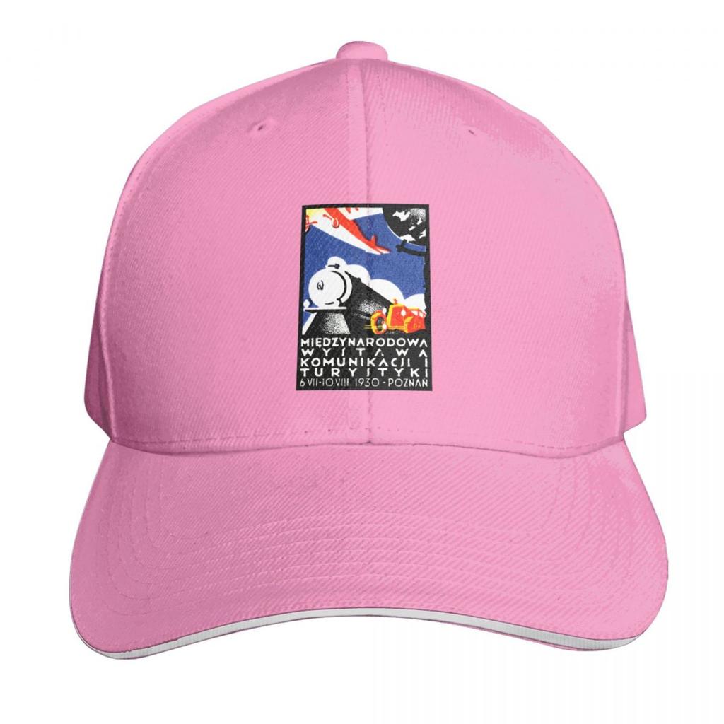 Poznan Poland Expo Baseball Cap Quick Dry PerforUnisexce Cotton Twill Breathable Contrast Two Tone Brim