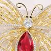 Bo Xin Yun Elegant Full Diamond Zirconia Butterfly Brooch Women's Luxury Accessory