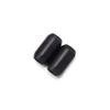 2Pcs/Lot Stainless Steel Magnetic Buckle Frosted Color Black Buckle For Leather Bracelet Making Diy Jewelry Connectors