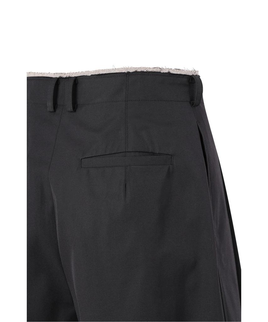 RECODE Raw Edged Two Tuck Pants_Rqpas25531Bkx