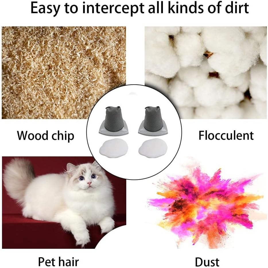 Vacuum Filter Set For Eureka NES215A/ NES210/ NES212/ NES215 3-in-1 Stick-Vacuum Cleaner, 2/6 Pack Pre-Motor Filters, Compare To Part #N0101 &