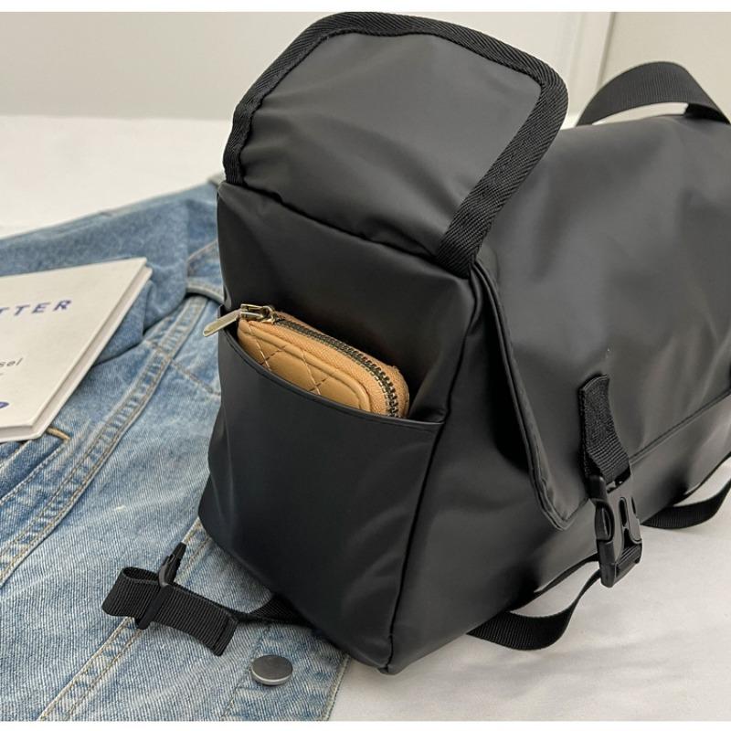 Trendy New Minimalist Messenger Bag TikTok Dropshipping Crossbody Shoulder Bag Casual Unisex Large Capacity Bag