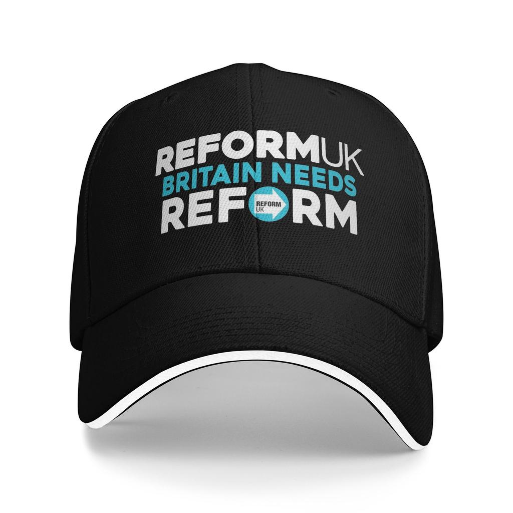 Lets Make Britain GREAT Again Sandwich Hats Men Women Reform UK Caps Fishing Hat Adjustable Polyester Baseball Cap Summer
