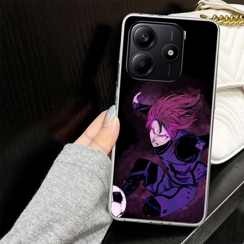 Blue Lock Chigiri Hyoma Case for Xiaomi Redmi Note 14 13 12 11 Pro Plus Phone Cover 14S 12S 11S 11E 11T 10S 10 9S 9 Silicone Fun