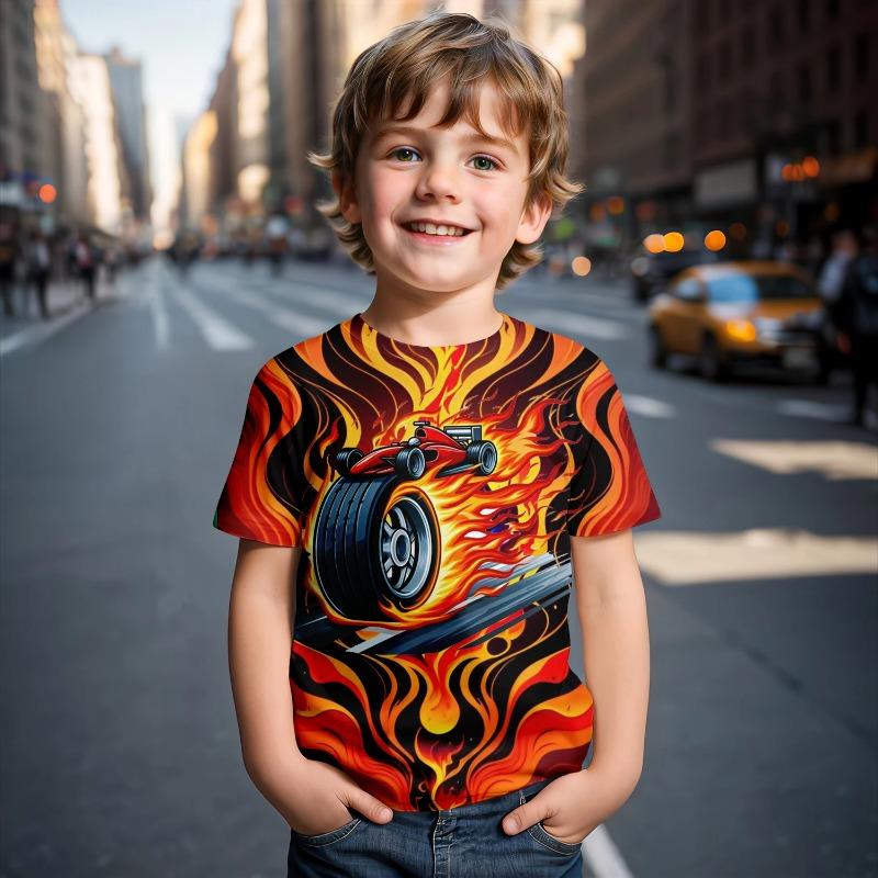 Child T-shirt Children Clothes Tops Mystic Forest Camo 2024 Kids Spring Clothes Baby Boys Clothing Short Sleeve T-shirty Top Boy