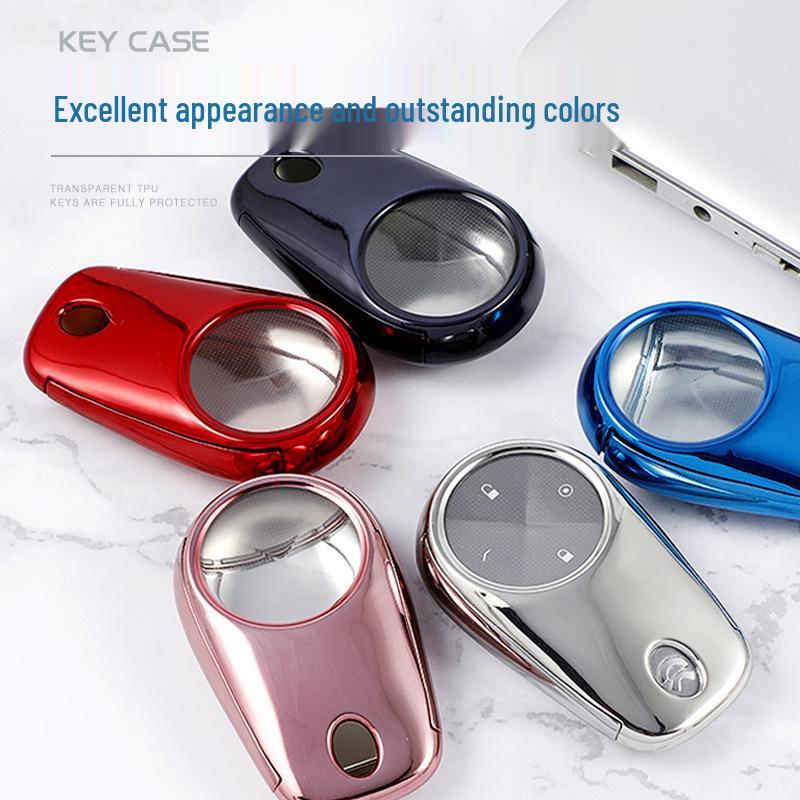 Car Key Case for NIO RS5 RC6: Two-in-One Protective Shell