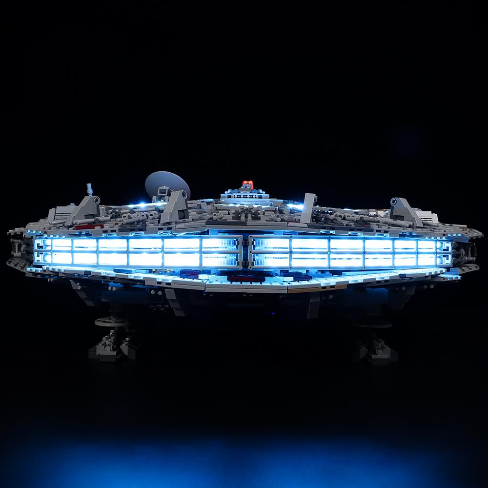 DIY LED Lighting Kit For Lego 75192 Millennium Falcon™ Light Kit Building Block Toy Decoration Adjustable Lighting Accessories