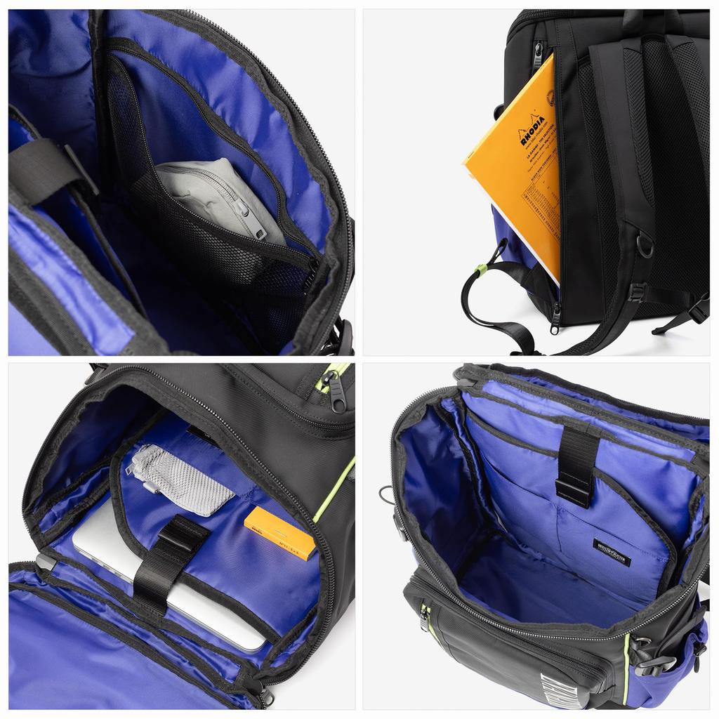 Evangelion Collaboration Square A4 30L Large [Mustache] Backpack, Size, Capacity, Polyester, MEV-4007 (Mustard)