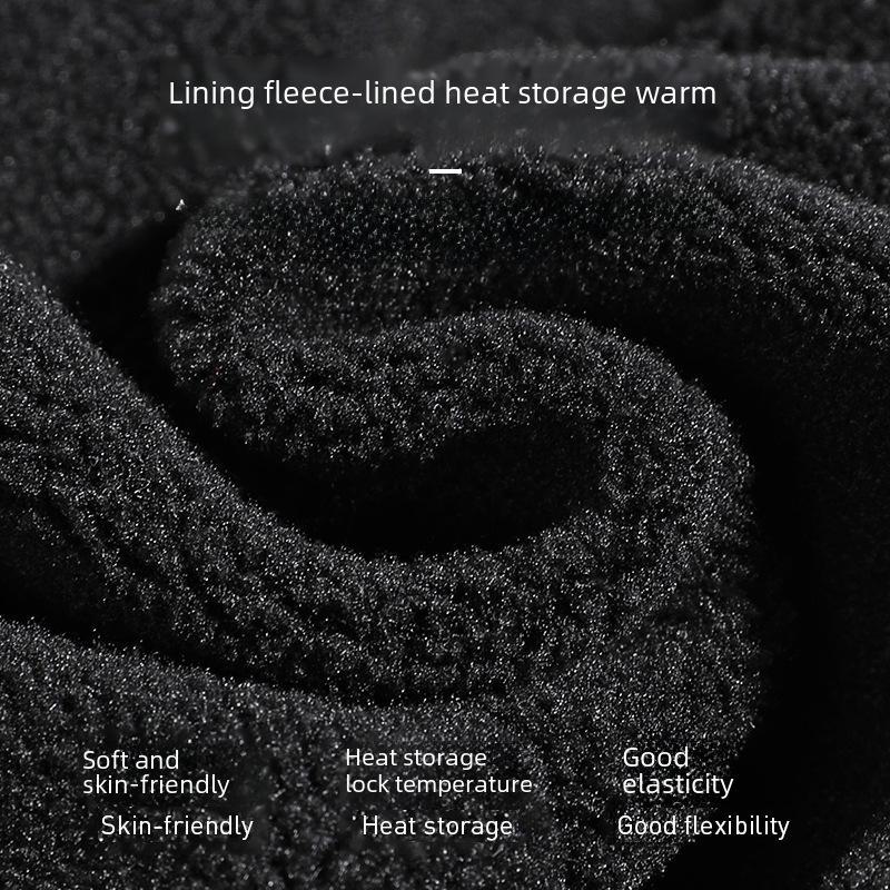 DKZ25 Men's Winter Velvet Windproof Cycling Mask with Ear & Neck Protection