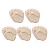 3/5 Pairs Foot Cushions for High Heels Gel Metatarsal Pads with Non-Slip Grip Pain Relief Inserts for Dress Shoes Pumps Sweat-Absorbent Foam Inserts