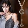 And Trendy Chic Gold Plated Letter Necklace For Women Ideal For Winter And Fall Fashion With Style Unique