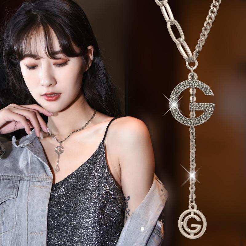 And Trendy Chic Gold Plated Letter Necklace For Women Ideal For Winter And Fall Fashion With Style Unique