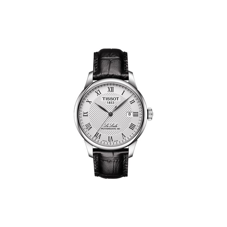TISSOT Le Locle Collection Automatic Mechanical Movement Unisex Watch 39.3mm Silver Dial T0064071603300+T41112357