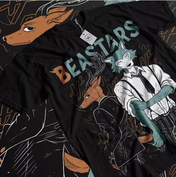 Beastars Legoshi Beastars Shirt Mädchen Anime Japanischer Stil Geschenke Shirt Alle Größen