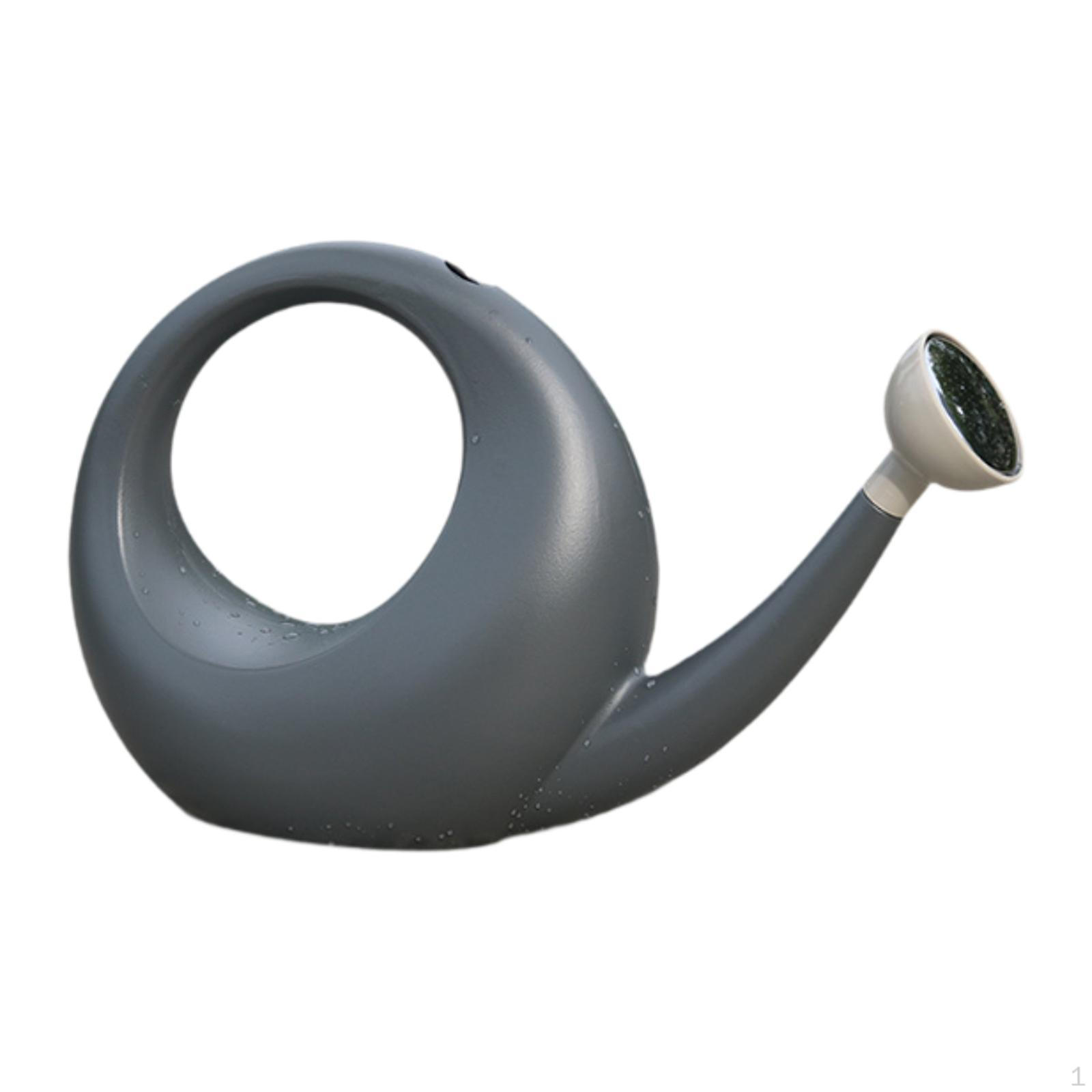 

4L Large Comfort Grip Watering Can with Removable Head for Bonsai, Indoor And Outdoor серый