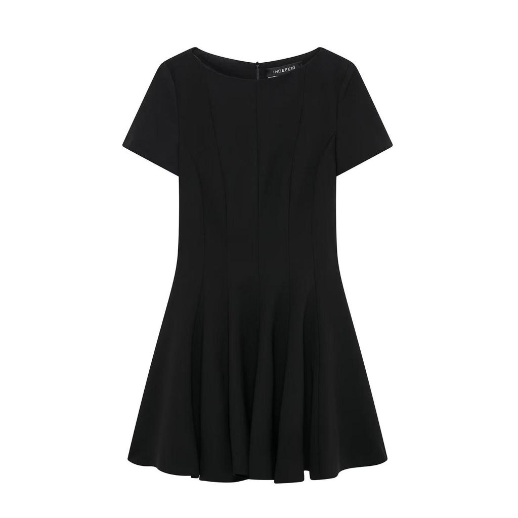 TAOP&ZA Damen Elegantes Mini-Kleid mit Rüschensaum - Frühjahrskollektion