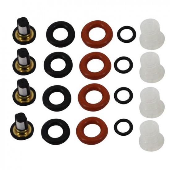 NEW Fuel Injector Repair Kit O-Rings Filters Seals Caps Fits For Honda Civic CRV